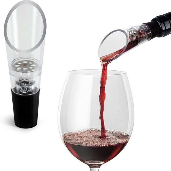 Wine Aerator Pourer Spout 2-in-1 Diffuser Oxygenator and Pouring Dispenser - Picture 5 of 5